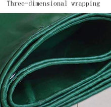 XWZH Telone Impermeabile PVC Teloni Heavy Duty Impermeabile for Camping Car Pool Ombra Campers Prato Coperto Fish Pond incatramata Tela (Color : Green, Size : 6x6m)