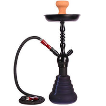 GSYH Alluminio Hookah Set, 55cm Shisha Tubi Completi Fumatori Tubo di Acqua per Il Partito di Sala,Nero
