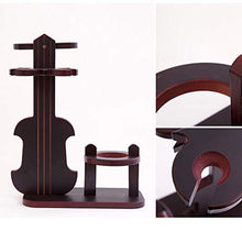 FAGavin Upside Down Red Wine Bottle Rack Calice Vino portabottiglie in Vetro Stile Violino Elegante Decorazione Rack