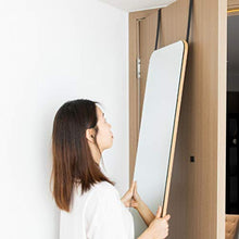Specchio a Figura Intera Dietro la Porta Specchio da Parete per Camera da Letto Specchio da toeletta per Bagno Specchio per (Color : Woood, Size : 35 * 120cm)