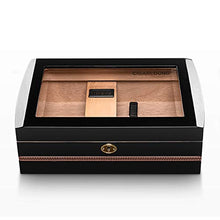 Scatola di sigari Scatola per Sigarette Cigar Moisturizing Home Legno di Cedro Cassa di Sigarette Idratante Cigar Cabinet Cigar Cabinet Cigar Cabinet (Color : Black, Size : 33 * 23 * 10CM)