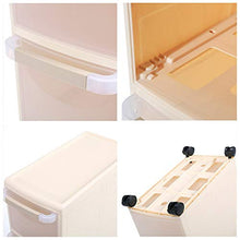 KX-YF Cassettiera Armadietto Bagno Mobile Tallboy Armadio Magazzino unità Mensole immagazzinaggio del cassetto del Governo camere da Letto a casa Ufficio (Color : Beige, Size : 22X46X46cm)
