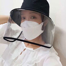 EXCEART Visiera Trasparente Anti Saliva Maschera Antinfortunistica Protezione Cappello Protezione Visiera Protezione per Uso Quotidiano Cucina Nera