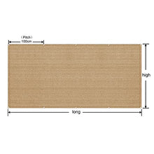 WUZMING Frangivista Balcone per Protezione della Privacy Traspirante Anti UV All'aperto Recinzione Copertura con Occhielli Giardino Yard Wall Copertura Balcone (Color : Beige, Size : 120x500cm)