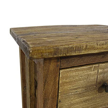 vidaXL Comodino in Legno Massello di Acacia 40x30x51 cm Cassettiera Cassetti