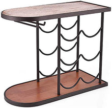 Leifeng Tower Classico 6 Bottiglie Wine Rack/Supporto/Ripiani/Stoccaggio |Free Stand Wine Rack for Red & Vini Bianchi |Metallo Geometrica Design, Facile da Indossare
