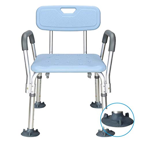 LYLSXY Sgabelli da Bagno, Sedia Doccia/Utensili Antiscivolo/da Bagno Sgabello Sgabello/con Gambe Di Alluminio Resistente/per Anziano, Anziano, Handicap Disabilitato,B.