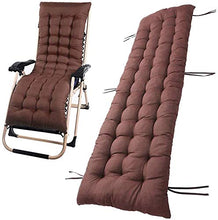 Topstylehouse, 1 cuscino reclinabile in morbido cotone, per divano e sedia a sdraio, comodo cuscino schienale antiscivolo, lavabile, facile da pulire, marrone, 48 x 120 cm