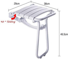 Sgabello per il bagno Bagno Sgabello AntiSlip doccia Sedile sgabello pieghevole a parete vasca da bagno Sgabello alluminio dello spazio Wallmounted doccia Sedile Sgabello for Bagno Doccia anziani 90 °