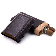 XZJJZ Leather Cigar Box di stoccaggio Sealed Design Cigar Humidor - Cigar Humidor da Viaggio in Pelle Portatile Fumare Ware idratante Tubo