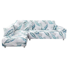 IVYSHION Copridivano con Penisola Elasticizzato Chaise Longue, Fodere per Divano con Penisola Antiscivolo,Facile da Installare e Lavare,Copertura Divano a Forma di L 2PCS Chiaro,2 Posti+3 Posti