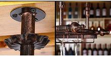 FCXBQ Portabottiglie da Vino Appeso Europeo Portabottiglie da Vino/Appeso Portapiatti di Vetro rovesciato/Creative Home Bar/Portabottiglie Appeso Portabottiglie da soffitto Portabottiglie da