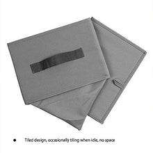 Scatola di immagazzinaggio pieghevole in tessuto di cotone Box Scatola di immagazzinaggio cubo con manici pieghevoli, giocattoli, vestiti, DVD, libri, cibo, biancheria da letto, arte e artigianato e a