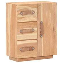 vidaXL Credenza Madia Mobile Armadietto Armadio Mobiletto Alto Portaoggetti Cassa Cassapanca Mobili 60x30x75 cm in Legno Massello di Recupero