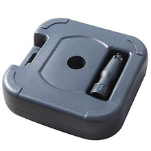 miozzi Base per Ombrellone da Giardino Riempibile 20-30 kg HDPE Nero 46x45x26 cm