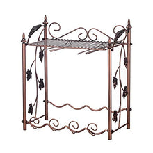LHQ-HQ Wine Rack Arte del Ferro Wine Rack Decorazioni Stand di Esposizione Europea di Stile del Vino Singola Famiglia Rack Bronzo