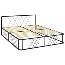 SKM Giroletto Nero in Metallo 160x200 cm (27.3kg)