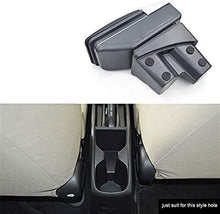 LANCHUN Armrest for Ho Onda Città 2015-2017 Bracciolo Box Car Center Console Scatola di immagazzinaggio Bracciolo Rest con Funzione di Ricarica 7 Porte USB Double-Space (Color : Grey)
