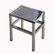 LLysda Sgabello per Doccia Sgabelli da bagno-304 Sgabello Antiscivolo per Il Bagno in Acciaio Inox per Adulto Semplice/Sgabello da Bagno per Esterno Sgabello Quadrato per Il Tempo Libero