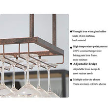 JHGJBJ Wineglass Titolare, mensola a Muro Cubo Kitchen Bar Bodega, Altezza Regolabile: 30-60 cm, (Size : 90x35cm)