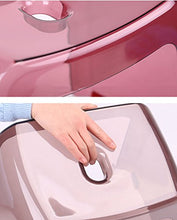 Toilette da Bagno Sgabello da toeletta Antiscivolo in plastica da Bagno con Sgabello, 39x25x30cm, Peso Max.50kg (Colore : Pink)