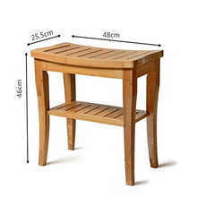 MGMDIAN Sgabello per Il Bagno - Sgabello per Il Bagno Sgabello per Il ripostiglio con Sgabello Impermeabile in Legno massello - Sgabello per Doccia Accessori da Bagno