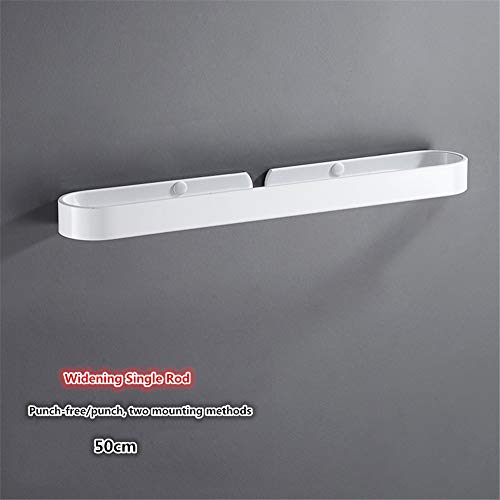 ZLDM Nord Europa Bianco portasalviette Bagno da Muro Spazio in Alluminio Asta Singola Barra Porta Asciugamani 30 cm Corrosione Resistente portasciugamano per Bagno Cucina Balcone