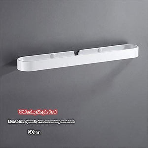 ZLDM Nord Europa Bianco portasalviette Bagno da Muro Spazio in Alluminio Asta Singola Barra Porta Asciugamani 30 cm Corrosione Resistente portasciugamano per Bagno Cucina Balcone