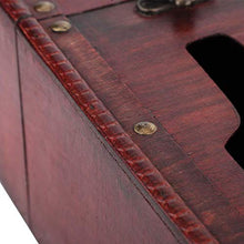 Scatola del Vino,Contenitore di Vino, scatole di Vino Scatola di immagazzinaggio di Vino Rosso dell'Annata di Legno Singola Scatola di Regalo di Vino in Legno Portatile