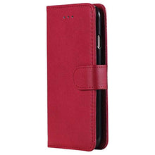 Bear Village Cover iPhone 7 Plus/iPhone 8 Plus, Custodia Premium Flip Custodia per Apple iPhone 7 Plus/iPhone 8 Plus, Custodia con Porta Carte e Chiusura Magnetica, Rosso