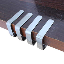BigBig Style - Set di 12 fermatovaglia in acciaio INOX, per tovaglia di grandi dimensioni