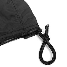 CLJ LWY Protezione Contro la Polvere Nera Copertura riscaldatore per Patio da Giardino Protezione per mobili Rotonda Esterna con Coulisse per Uso Esterno (220 cm x 86 cm)