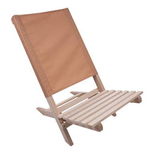 Sedia a sdraio regolabile da giardino, ideale per balconi, in legno, pieghevole, con braccioli, da giardino, sedia a sdraio sul balcone, in legno naturale