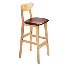 GUOLINGHUI Sgabelli da Bar Quadrati Moderni Set di 2 Pezzi ， Sedie da Bar da Cucina for La Casa ， Sgabello da Bar con Altezza Comoda con Schienale E Poggiapiedi Sedile da Pub (Colore : Brown-2)