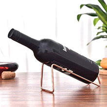 YGB Portabottiglie, Portabottiglie da Terra, Portabottiglie da appoggio in Ferro battuto, Porta Calice, Bronzo per Mobile da Cucina Bar