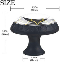 Coda a sirena glitterata Pomelli per Porta Set di 4 Pomelli per Mobili Manopole per Cassetti Cucina Armadio Vetro