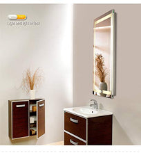 Bathroom Wall Specchio, Composizione Verticale Back Light-Emitting Europei E Americani Semplice Senza Cornice da Bagno del LED Specchio per Il Trucco Specchio del Bagno Specchio del Bagno Specchio