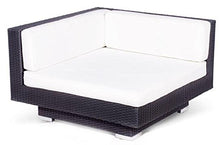 Bagno Italia Divano Salotto Rattan Nero arredi Set Giardino Esterni + tavolino Cristallo Giardino I