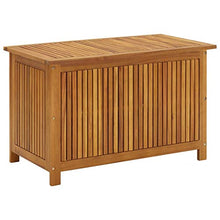 vidaXL Baule da Giardino 90x50x106 cm in Legno Massello di Acacia
