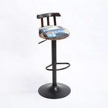 ZHJING Seggiola da Bar Creativo Alta in Stile Europeo Presidenza di Legno Presidenza Vintage Bar Stool Sgabello Sedile Seggiovia Bar Chair Seggiovia