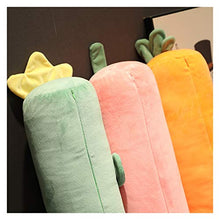 JUNMAIDZ Peluche Pianta ripiena da Cuscino Lungo Piante Fragola Cactus di Carota Peluche (Farbe : Cactus, Höhe : 130cmx20cm)