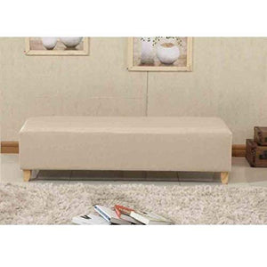 LXESWM Panca Ottomana Ottomano Banco Poggiapiedi Ecopelle Soggiorno Camera da Letto Bed End Sgabello Scarpe Banco Abbigliamento Conservare Cambio di Medicazione Sgabello (Colore : D, Size : 60cm)