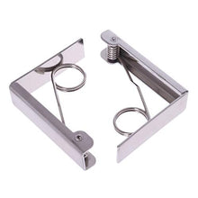 dongguan NUEEUDD Clip per tovaglie 2 Pezzi Clip per tovaglia in Acciaio Inossidabile Supporto per Morsetto Design a Molla per Picnic
