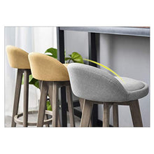 XIN CHANG LWH Sgabello da Sgabello, Sedia da Salotto in Legno in Stile retrò con Sgabello da Bar dello Schienale for Cucina Sala da Pranzo Patio conservatorio, Altezza del Sedile: 73 cm (Color : #7)