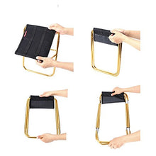 XiuXiu - Sgabello Pieghevole da Esterno, Portatile, da Campeggio, per Adulti Stools