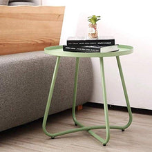 GAOLIM Tavolino da caffè & ndash; Tavolino per Uso Interno ed Esterno & ndash; Tavolino da terrazzo e Balcone - 4545 cm (Colore: Verde)