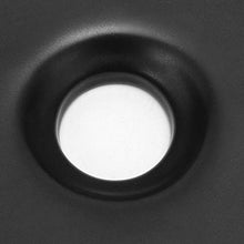 Dioche Lavandino da appoggio in ceramica, quadrato, moderno, in ceramica, per il bagno, accessorio nero, 36 x 36 x 12,5 cm