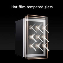 Guoda Humidor Cigar Humidor/Hot Film Vetro Temperato/Controllo della Temperatura E Idratante / 4 Strati/Dimensioni 34.5x49x47cm / Nero