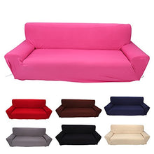 Copridivano A 3 Posti Lounge, Tratto Pieno Fodera Elastico, 7 Colori Solidi Opzione (Colore : Deep Blue)