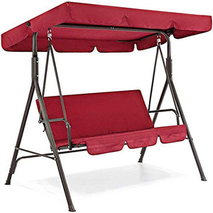 ZJM Fodera di Ricambio per Tettuccio Altalena, Tettuccio per Altalena Impermeabile Resistente Ai Raggi UV Coprisedile E Coprisedile Altalena, per Amaca da Giardino Patio Esterno,249 * 185 * 18cm